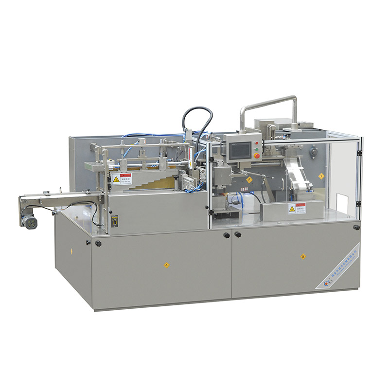 Modern Automation Cartoning Machine on a packaging line