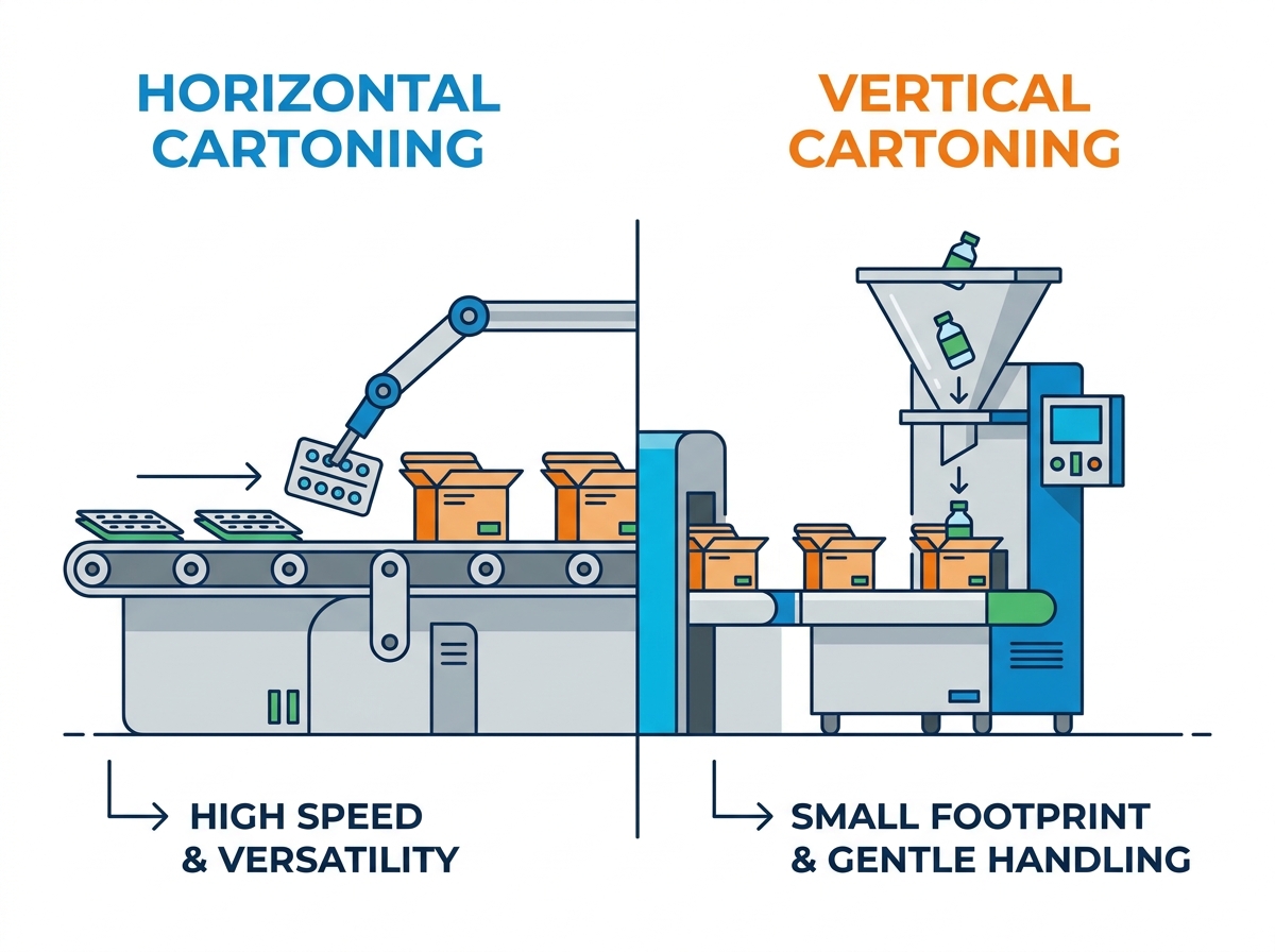 Horizontal vs Vertical Cartoning Machine